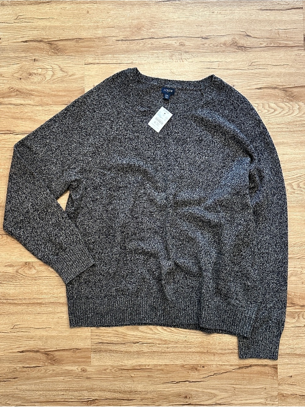 NWT J. Crew Men’s Charcoal Crewneck Sweater